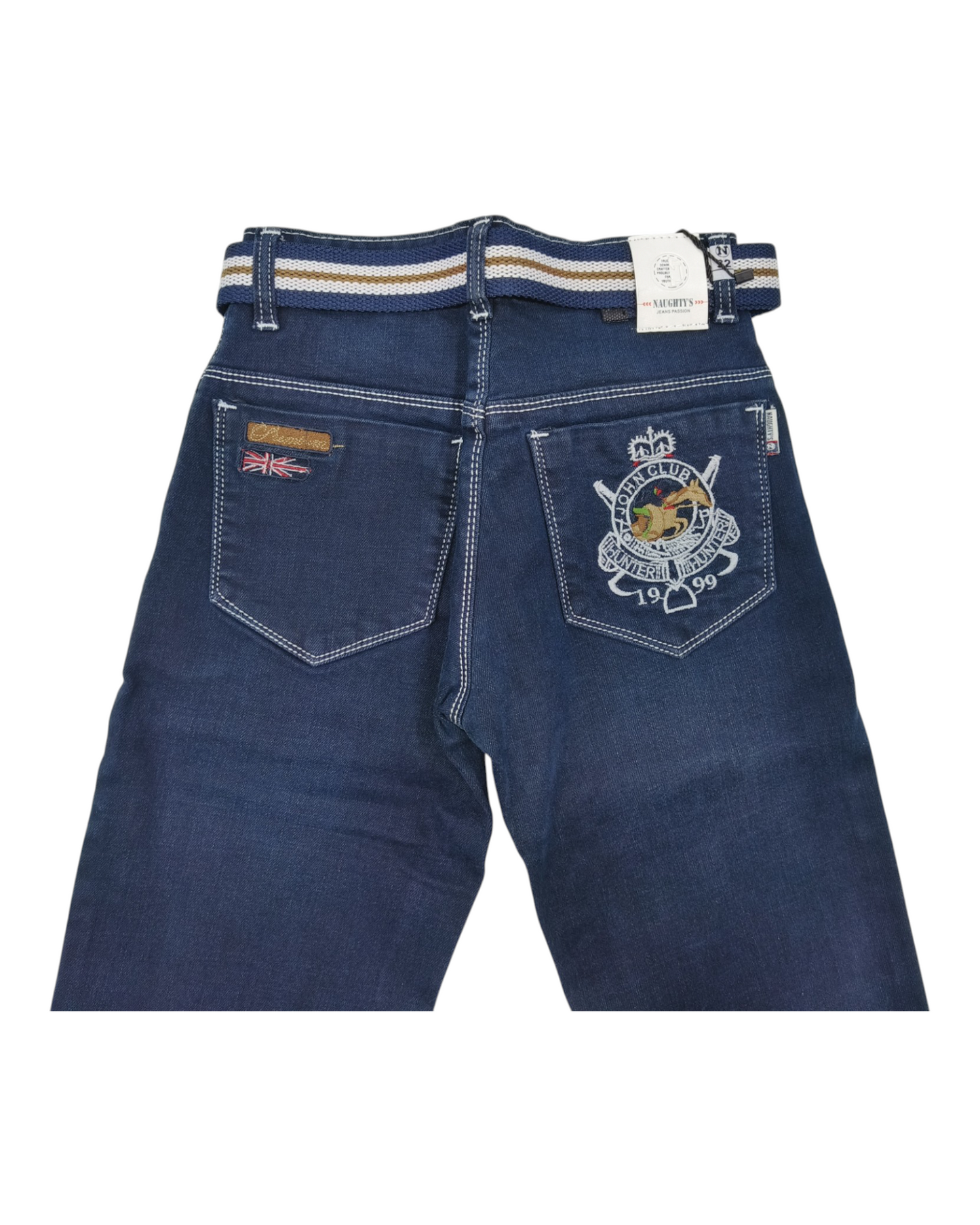 Blue Denim Straight Fit Jean Pants
