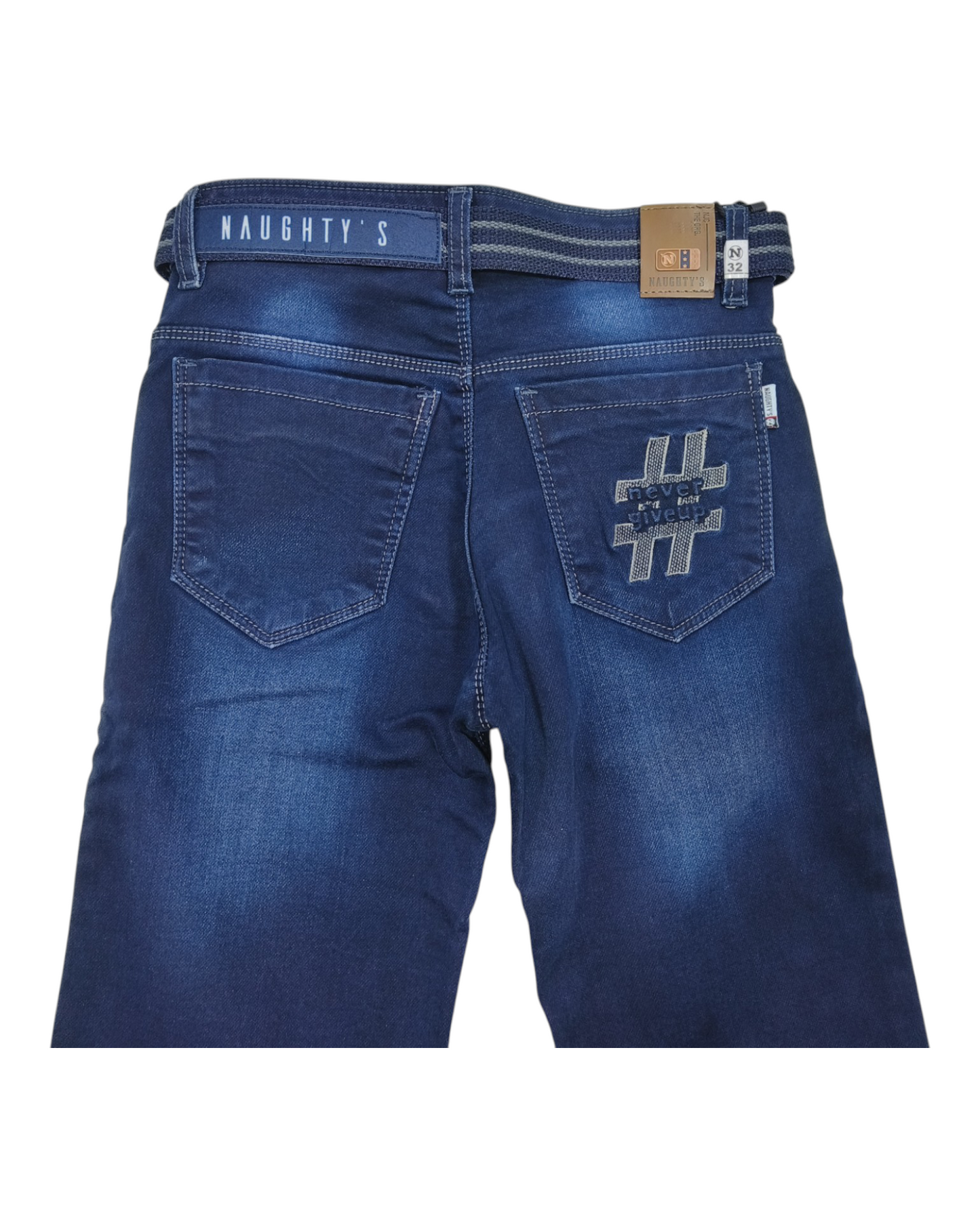 Blue Denim Straight Fit Jean Pants