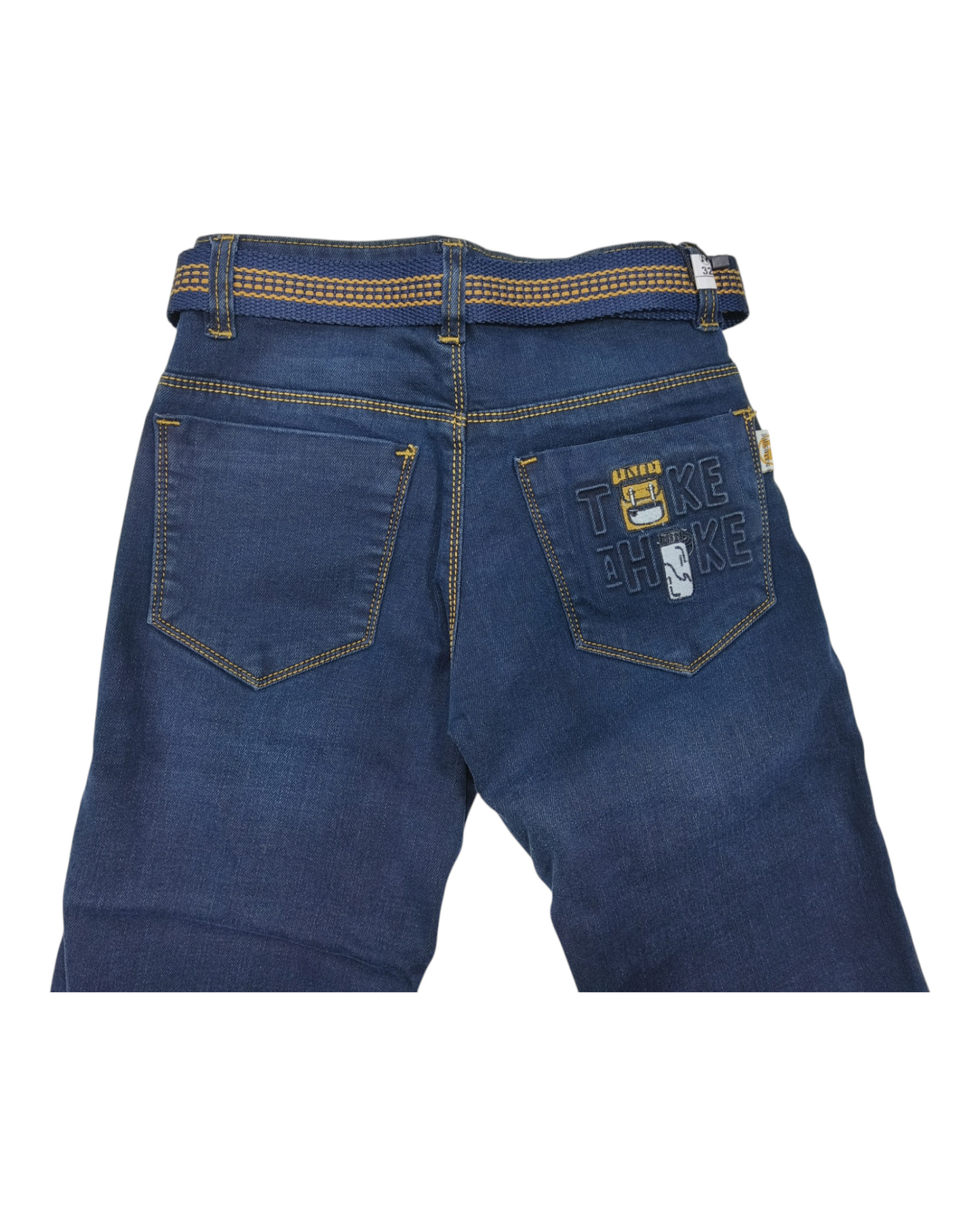Blue Denim Straight Fit Jean Pants