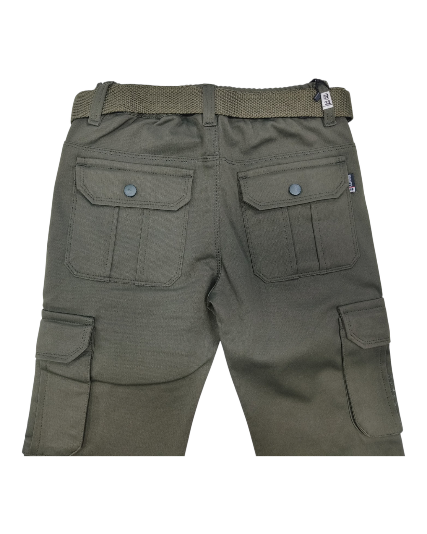 Olive Green Imported Cargo Pants