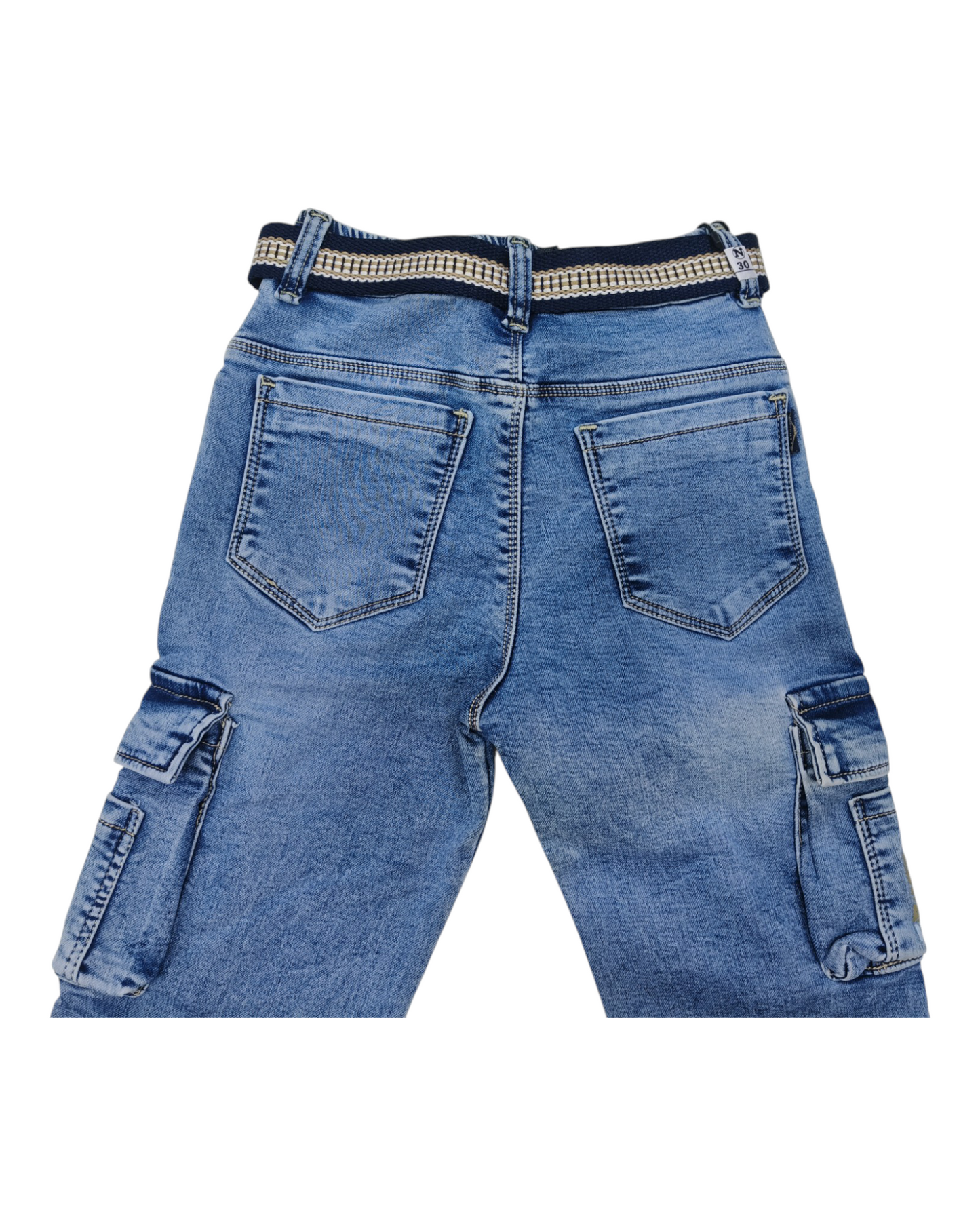 Sky Denim Cargo Jean pants