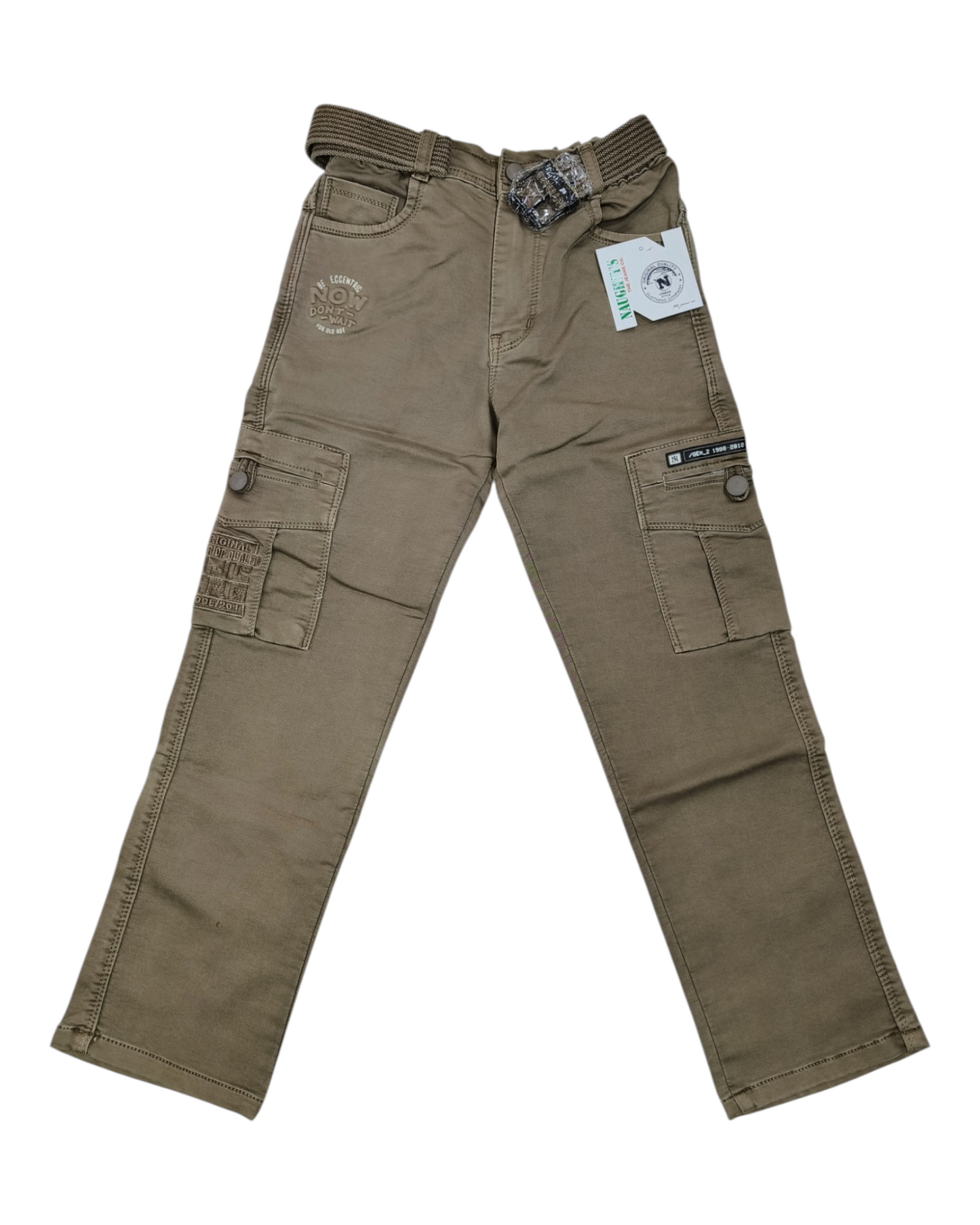 Brown Baggy Cargo Pants