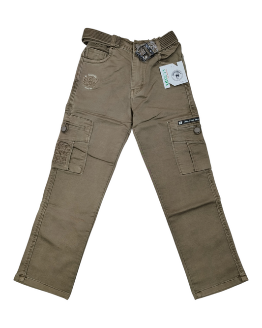 Brown Baggy Cargo Pants