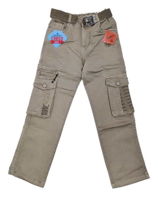 Brown Baggy Cargo Pants