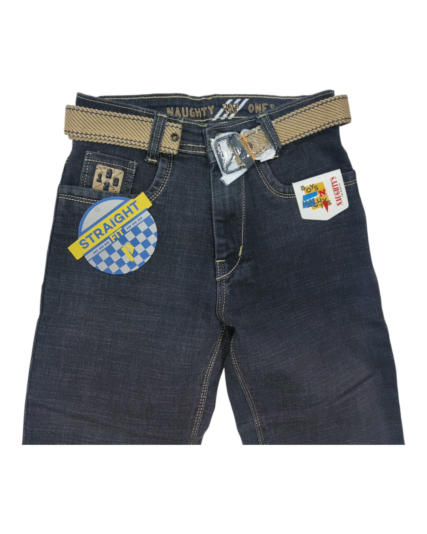 Black Straight Fit Jeans