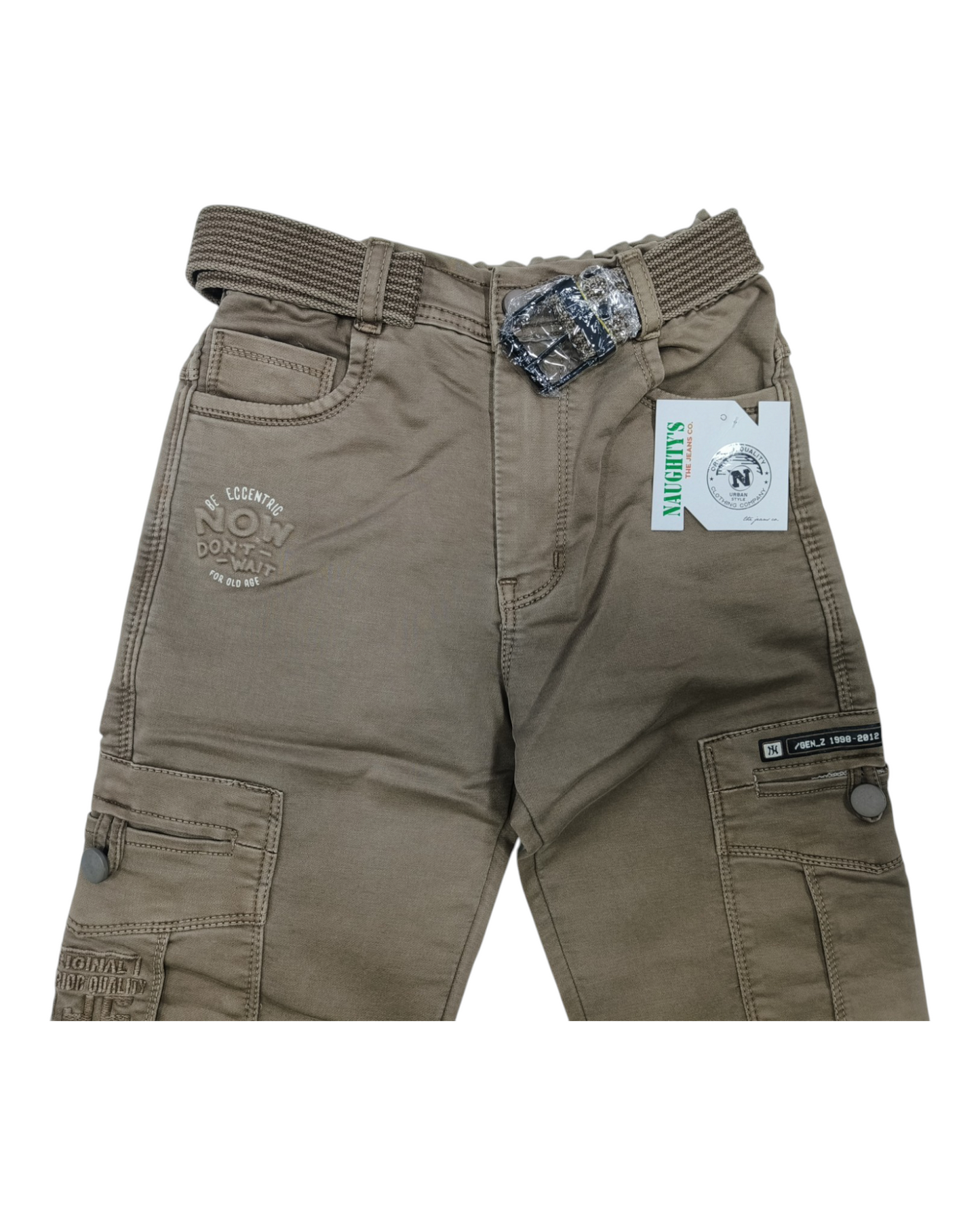 Brown Baggy Cargo Pants