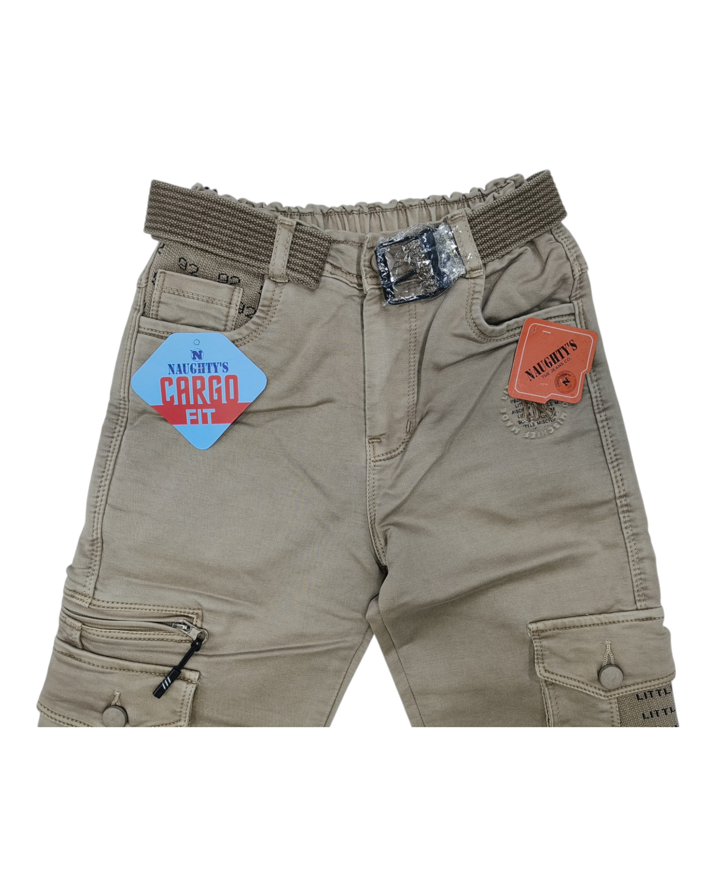 Brown Baggy Cargo Pants