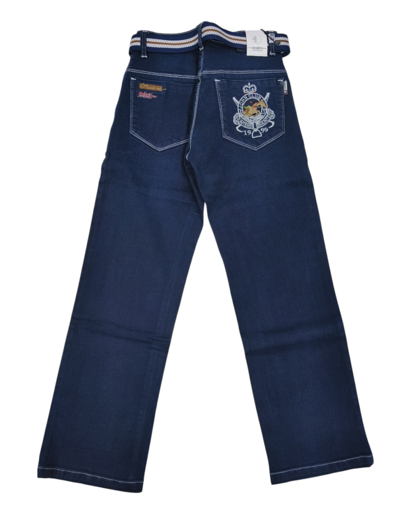 Blue Denim Straight Fit Jean Pants
