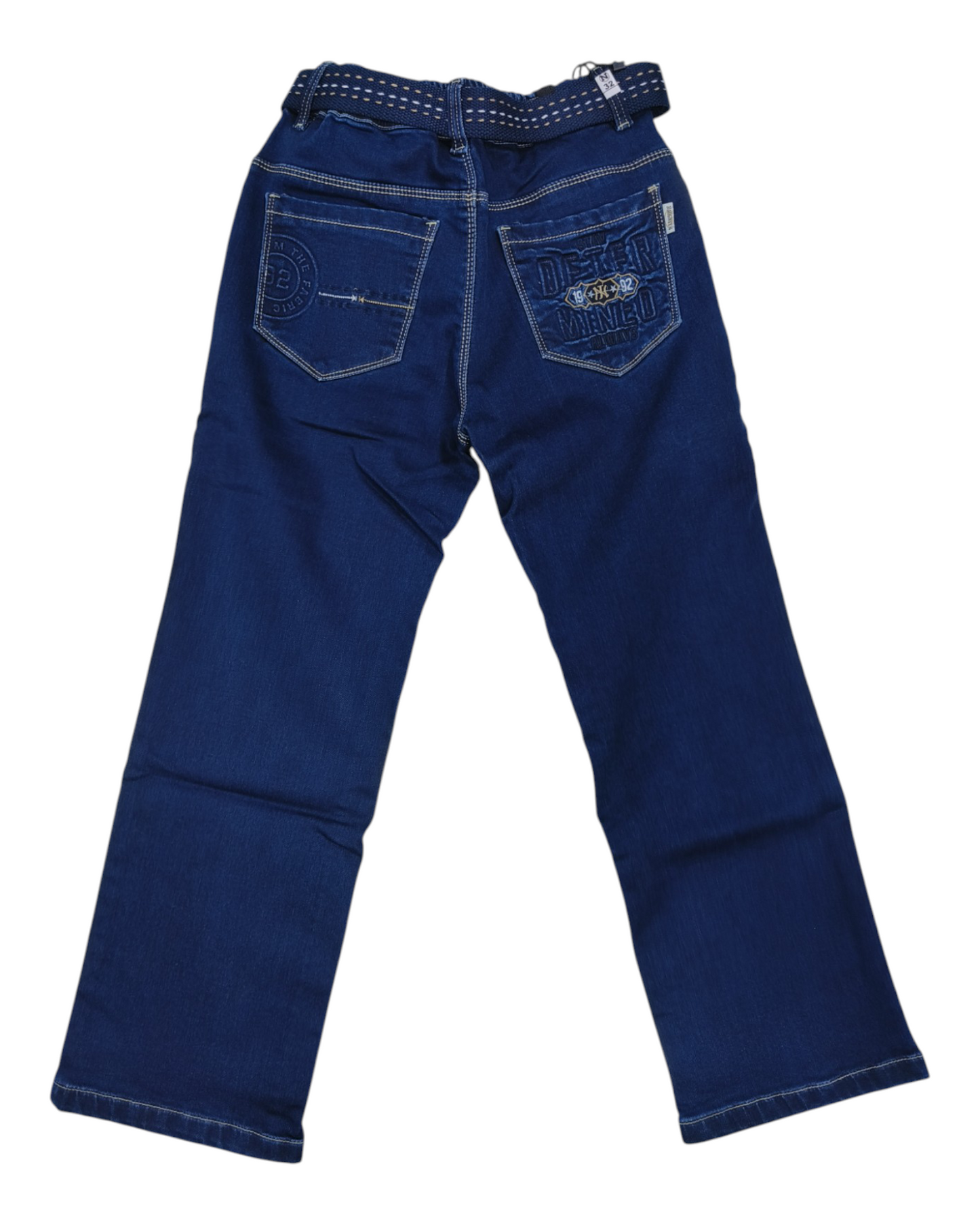 Blue Denim Straight Fit Jean Pants