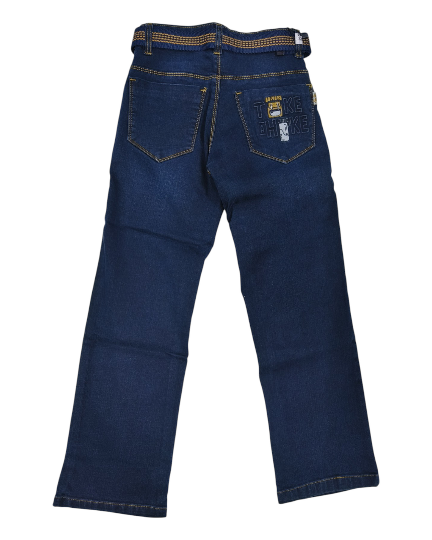 Blue Denim Straight Fit Jean Pants