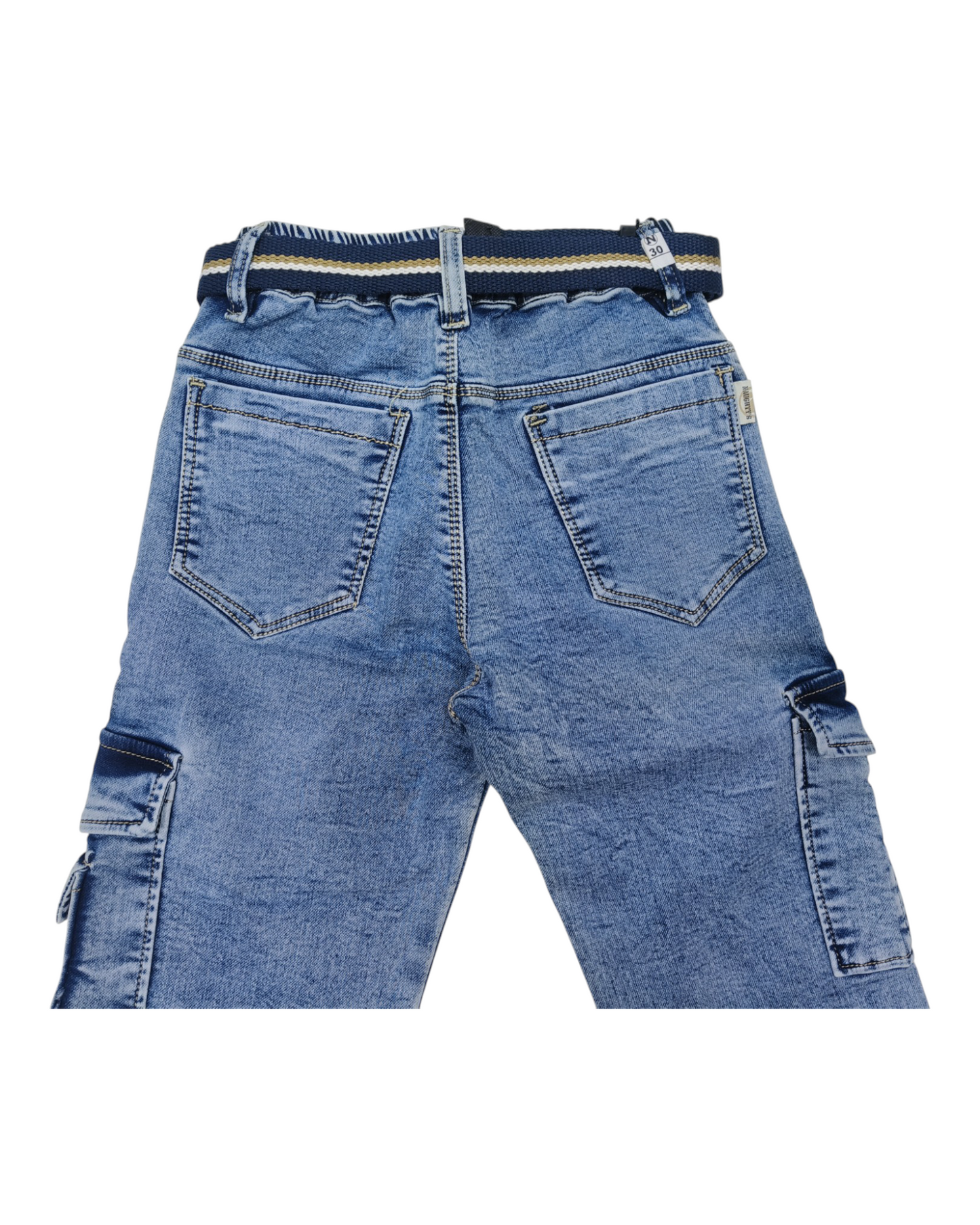 Sky Denim Cargo Jean pants