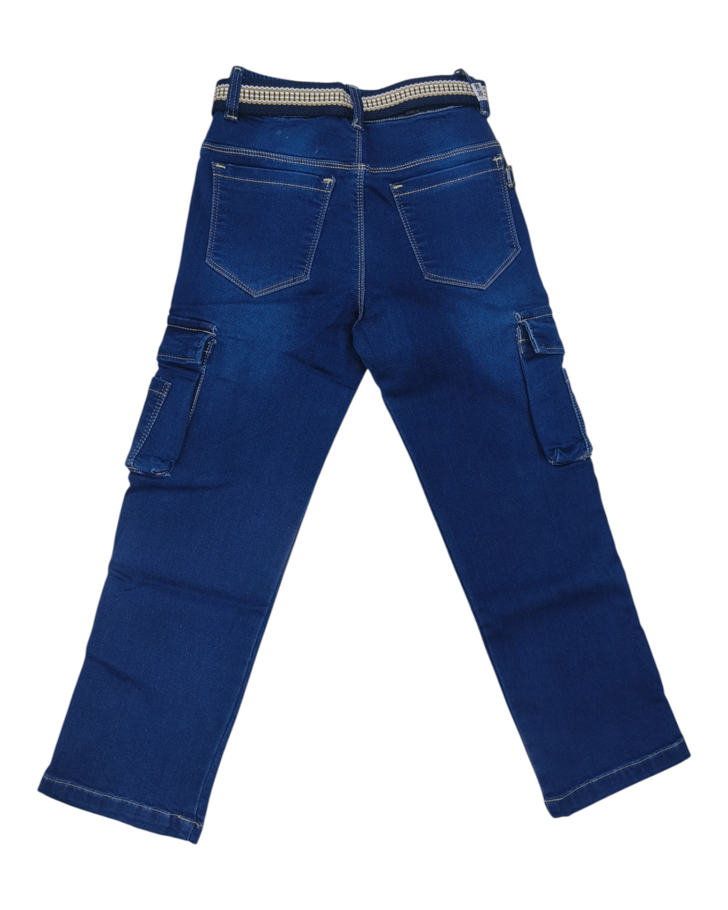 Blue Denim Cargo Jean pants