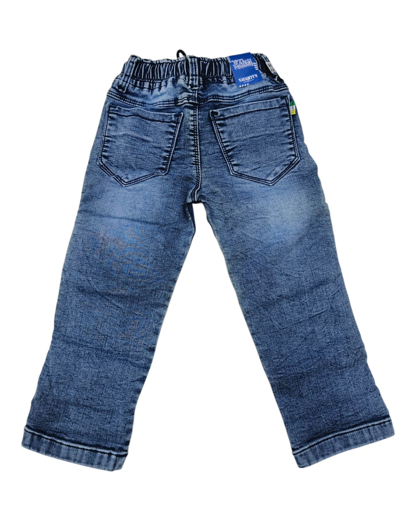 Light Blue 8 Pockets Denim Cargo Pants