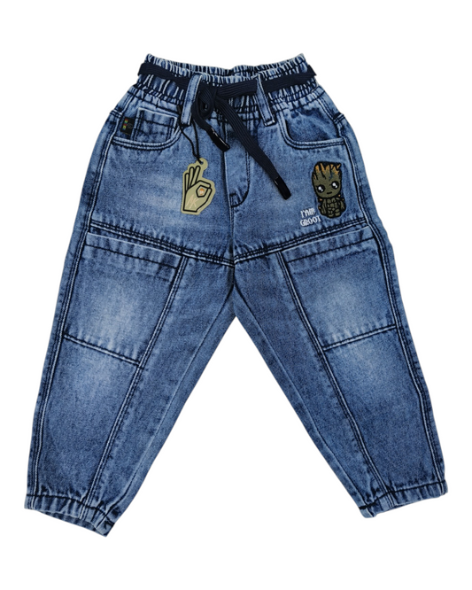 Blue Mom Fit Jeans | Kids Streetwear
