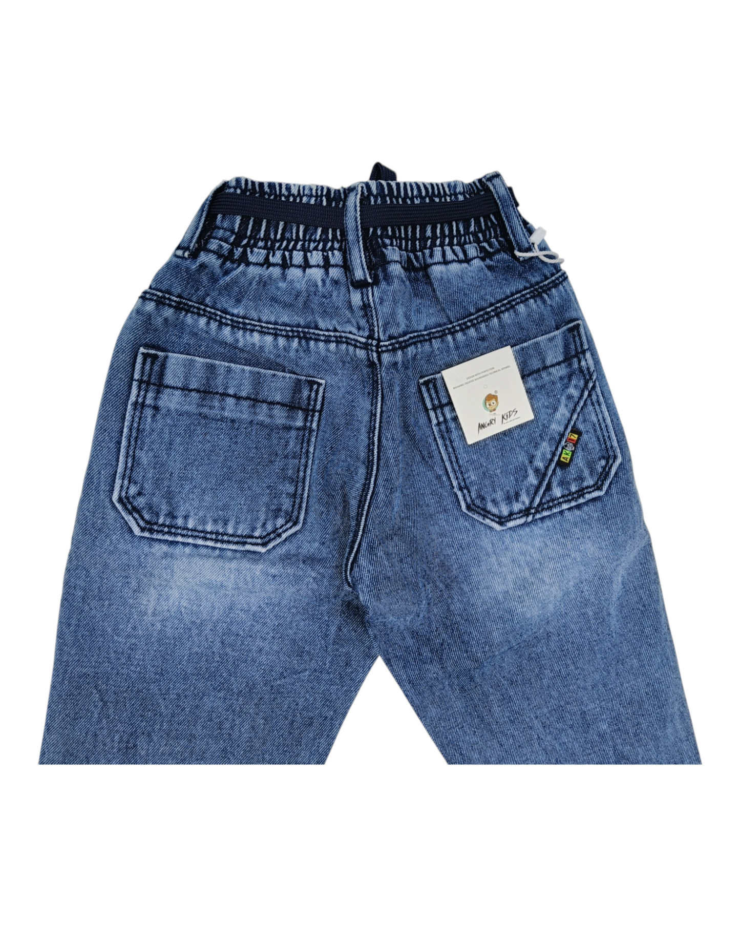 Blue Mom Fit Jeans | Kids Streetwear